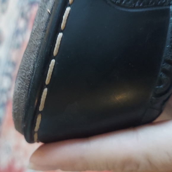 Bear Traps size 11 taupe leather clogs euc - Picture 4 of 9